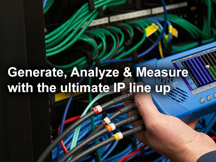 Generate, Analyze & Measure with the ultimate PHABRIX IP line up