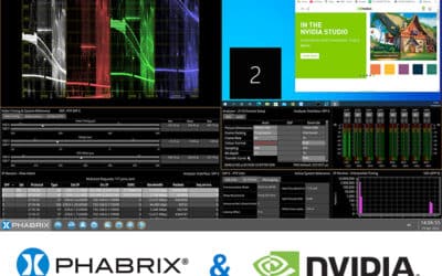 PHABRIX QxL Série utilisée dans le SDK NVIDIA Rivermax pour le test et l'analyse de solutions indépendantes.