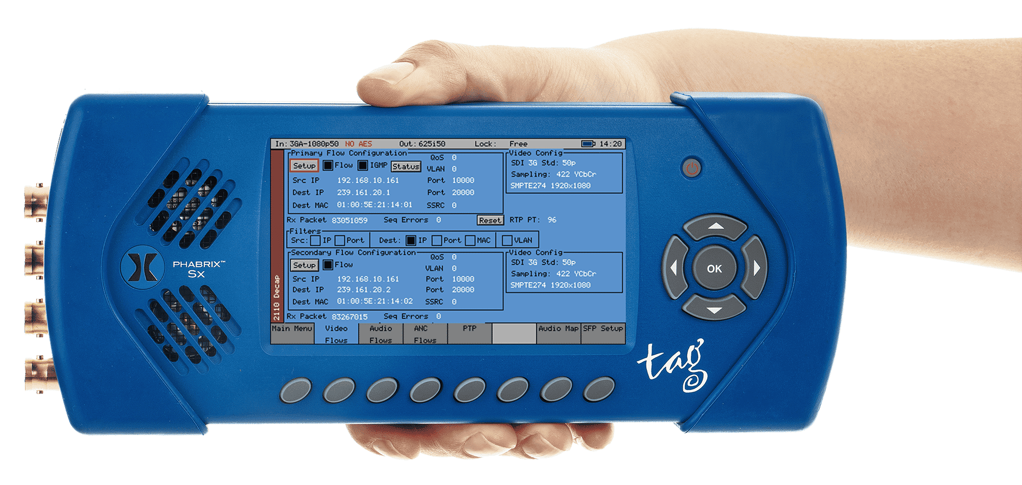 TAG IP PHABRIX - Sx TAG IP