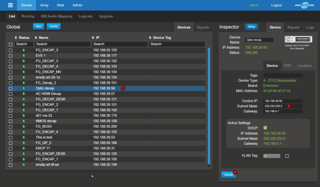 PHABRIX Sx TAG  Toolset - EMSET