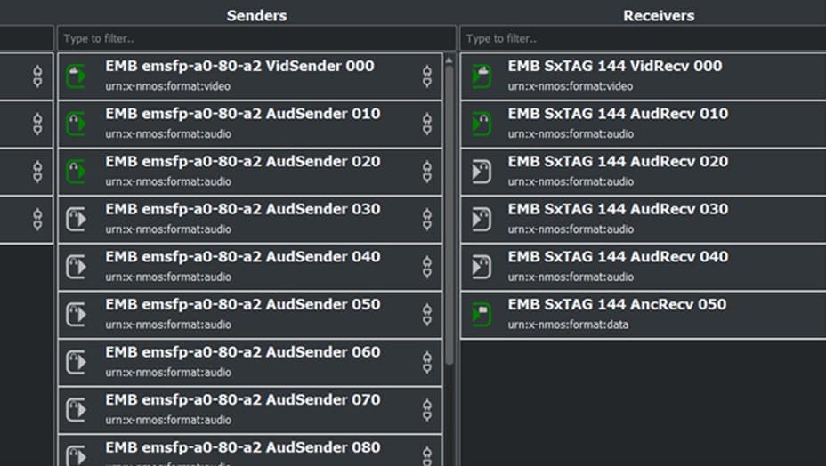 PHABRIX Sx TAG  Toolset - NMOS