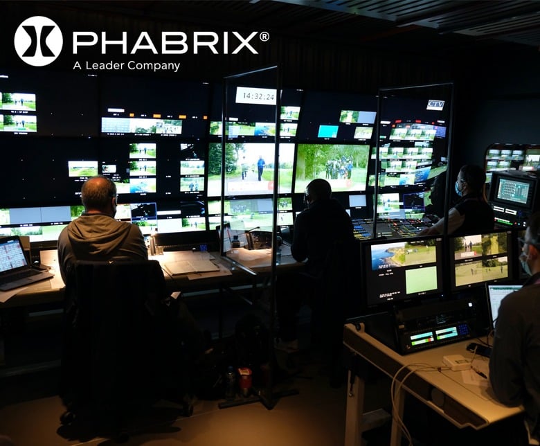 CTV는 PHABRIX Qx 그리고 새로운 ST2110 OB 트럭 및 유럽 골프 투어에 대한 IP 워크플로우를위한 Sx
