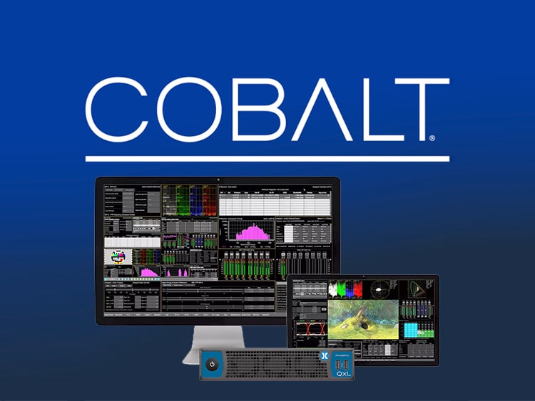 Cobalt Digital wählt PHABRIX QxL  Rastergeräte zur Unterstützung der fortschrittlichen IP ST 2110 Produktentwicklung und -prüfung