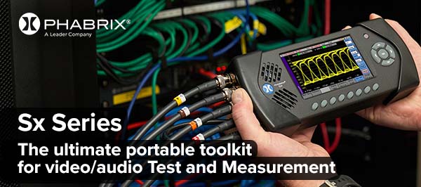 The ultimate portable toolkit for video/audio Test and Measurement